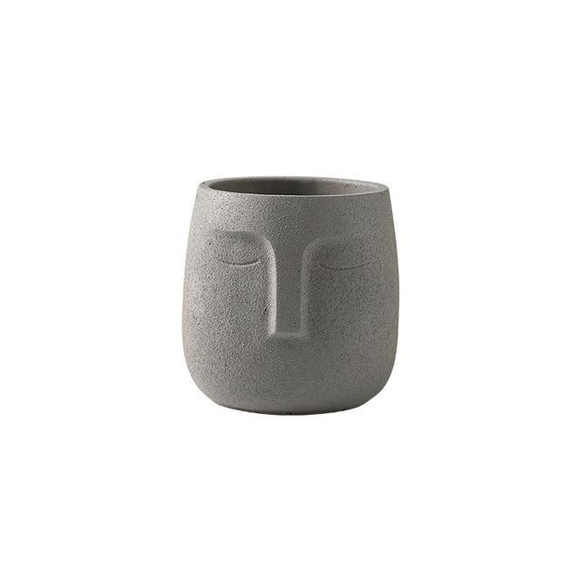 Quirky Face Plant Pot