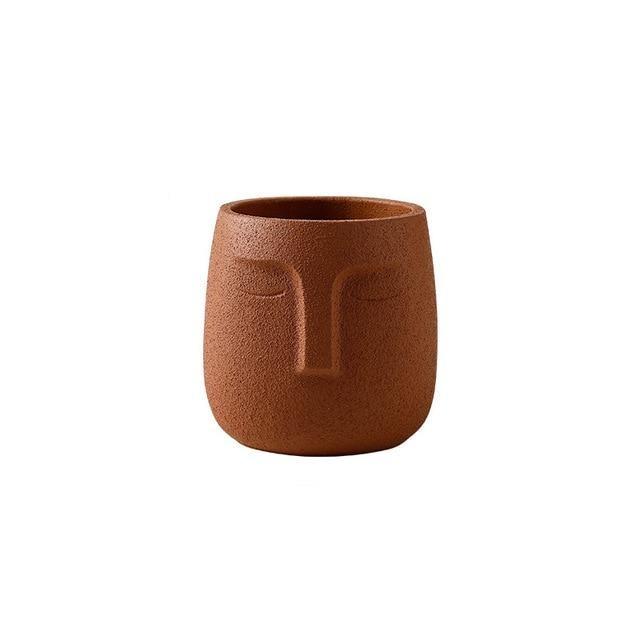 Quirky Face Plant Pot