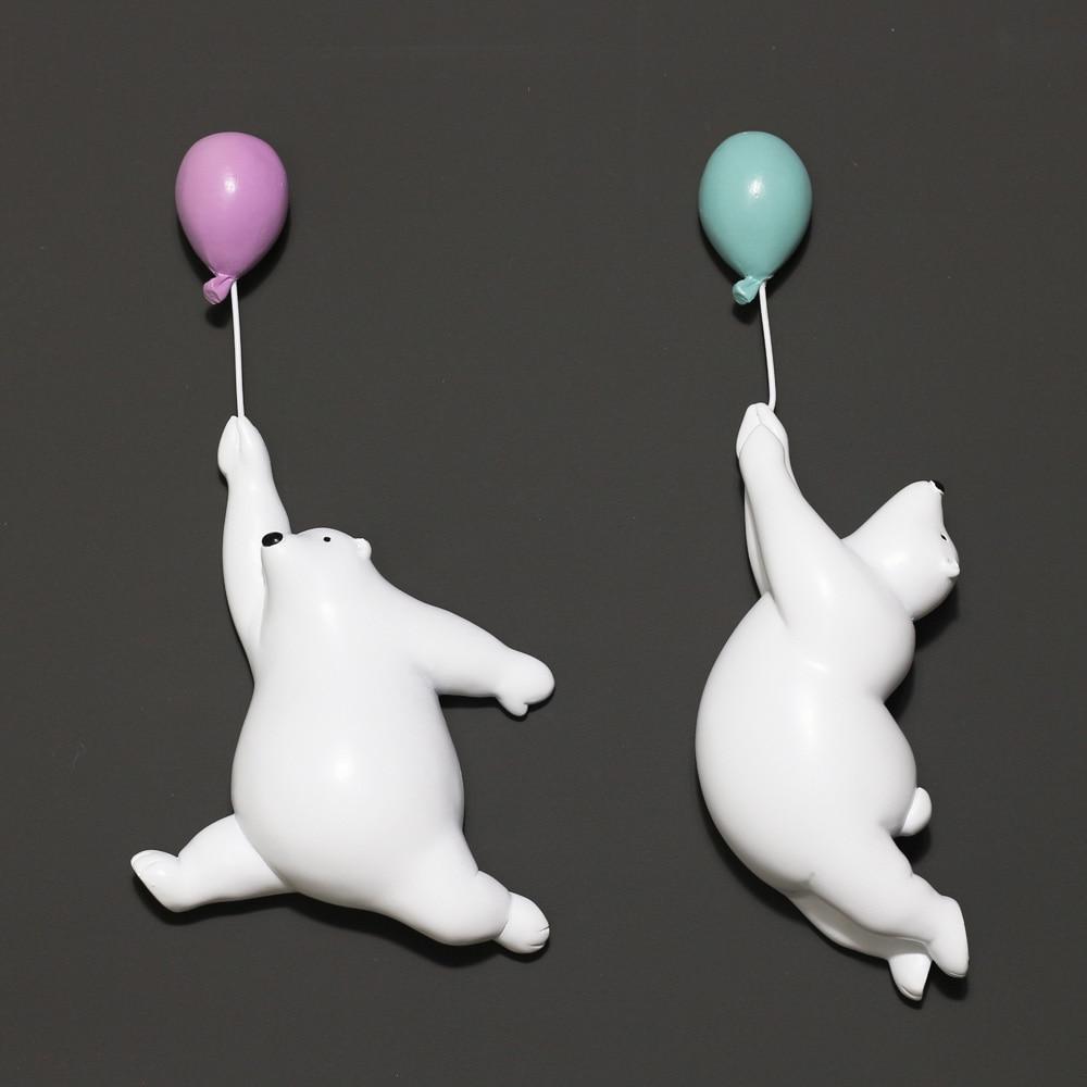 Balloon Flying Polar Bear