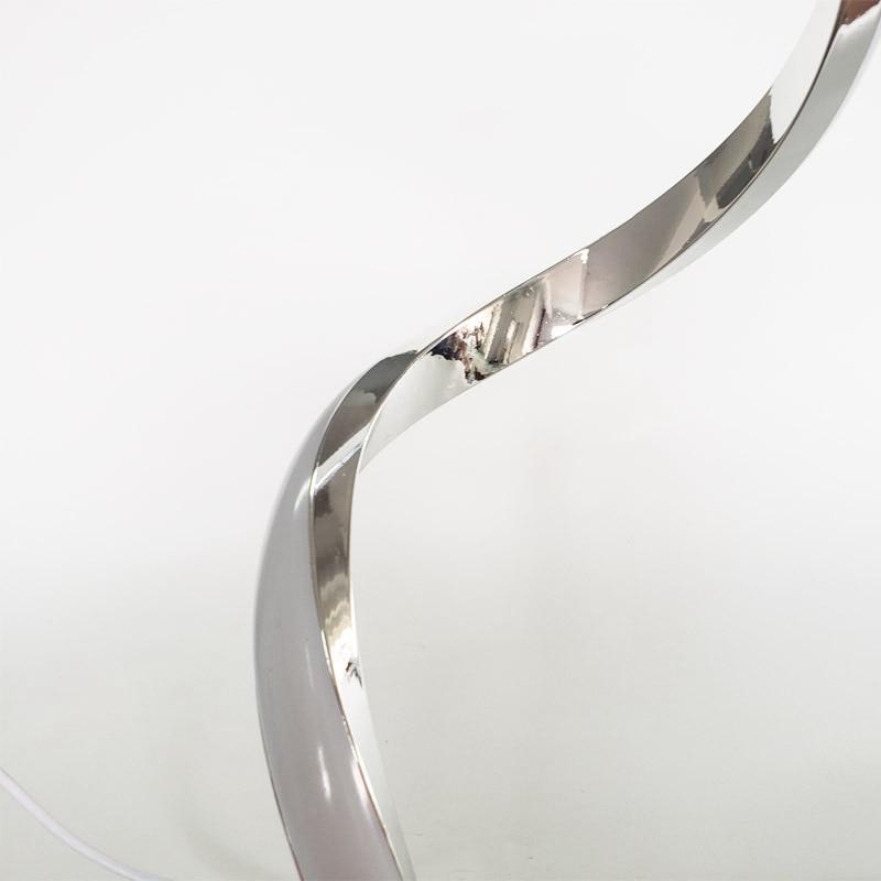 Lámpara espiral LED con curvas