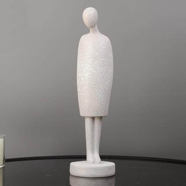 Estatua de personas abstractas
