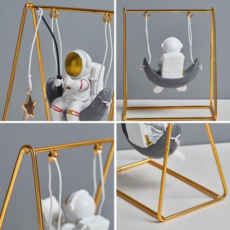 Escultura de astronauta
