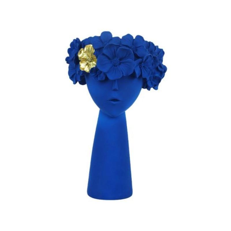 Maceta de niña de las flores