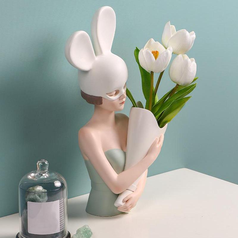 Bunny Girl Vase