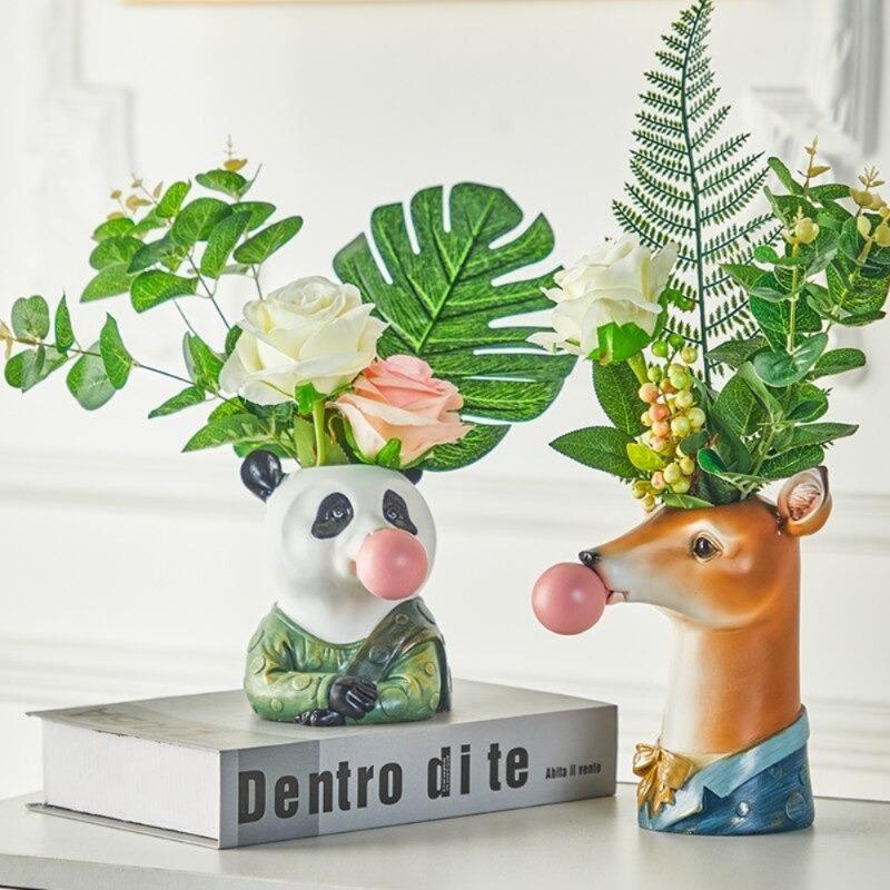 Vase animal chewing-gum