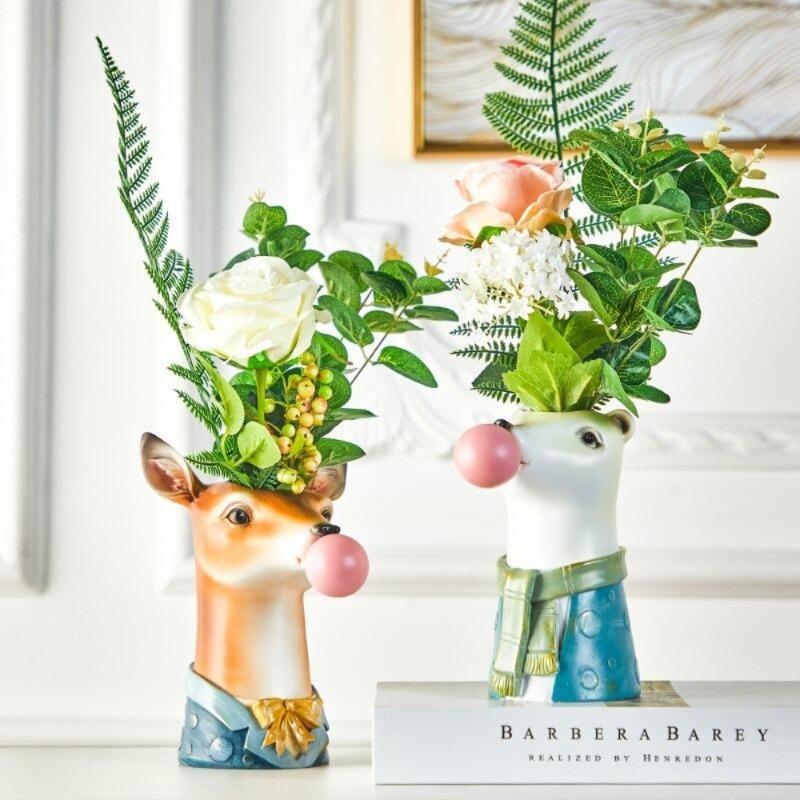 Vase animal chewing-gum