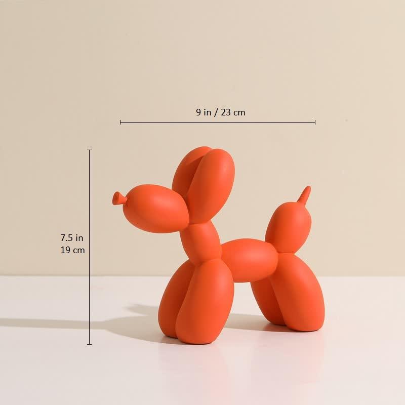 Escultura de perro globo