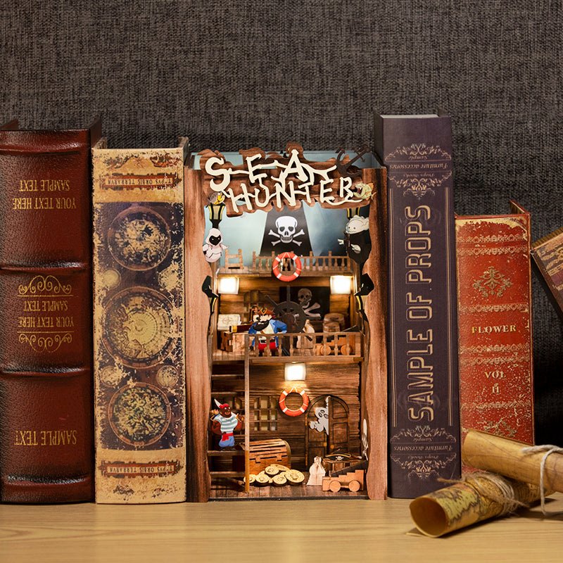 Sea Hunters DIY Book Nook 3D Wooden Puzzle