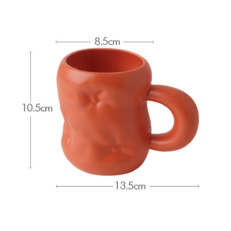 Taza de cerámica creativa