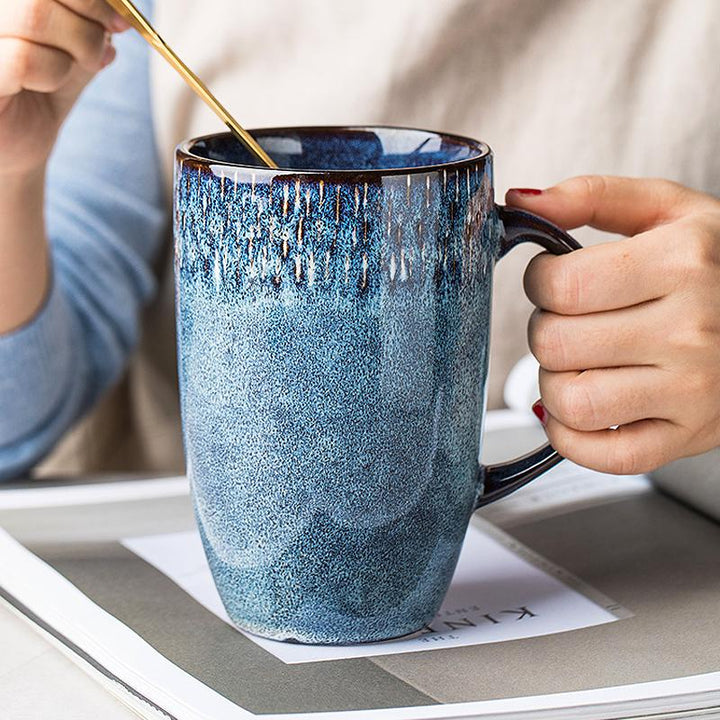 tall skinny, extra large meteor shower mug