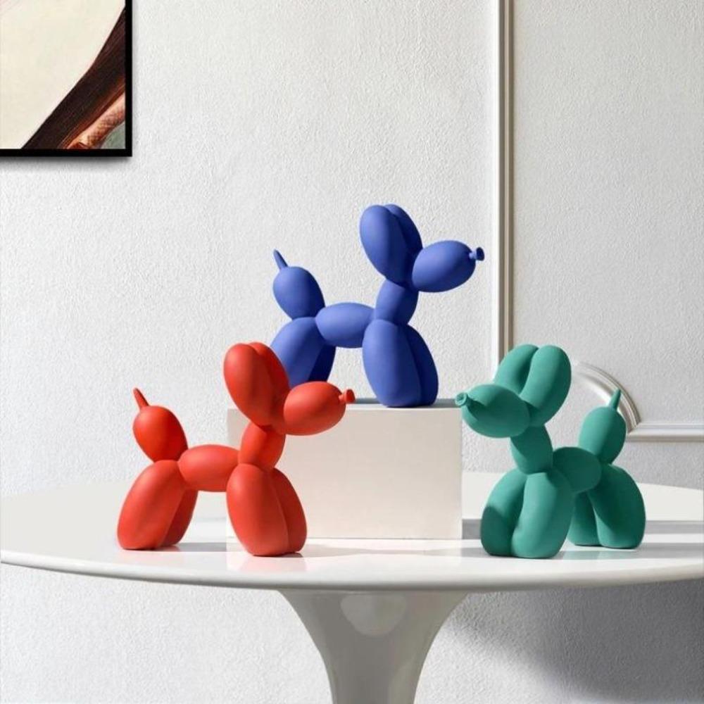 Escultura de perro globo