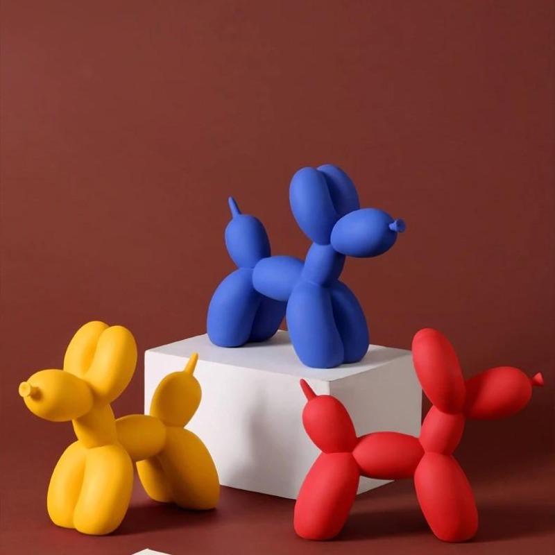 Escultura de perro globo