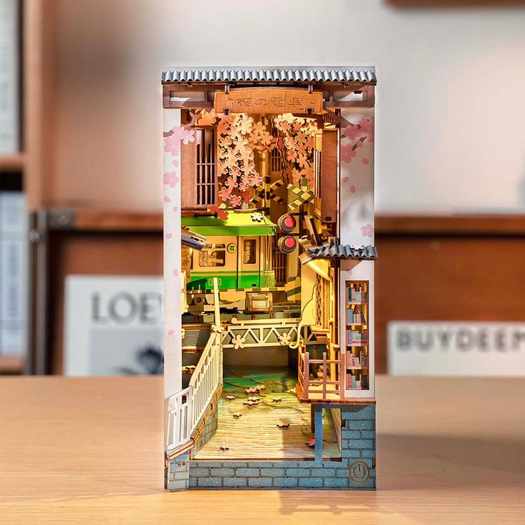 Time Travel 3D Wooden DIY Book Nook