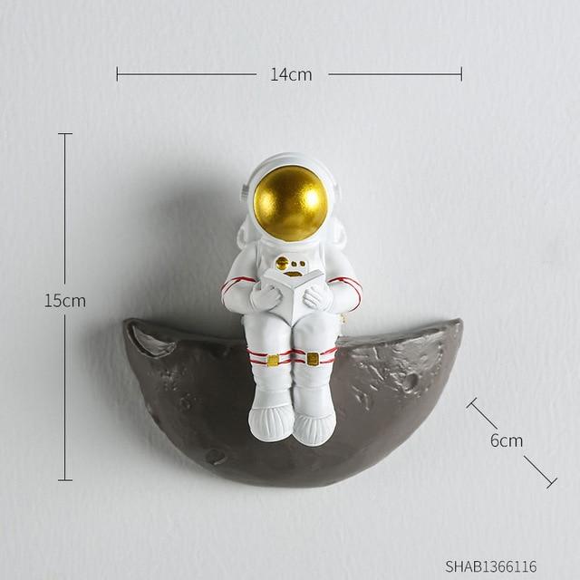 astronauta en la luna