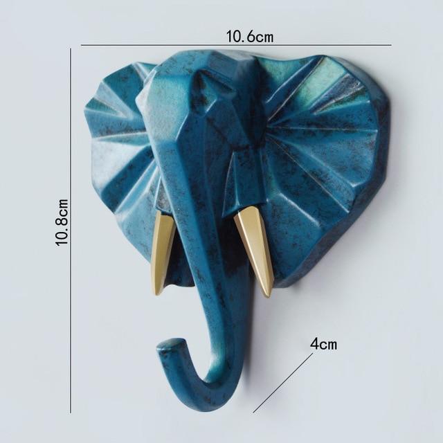 Geometrischer Wandhaken für Wildtiere