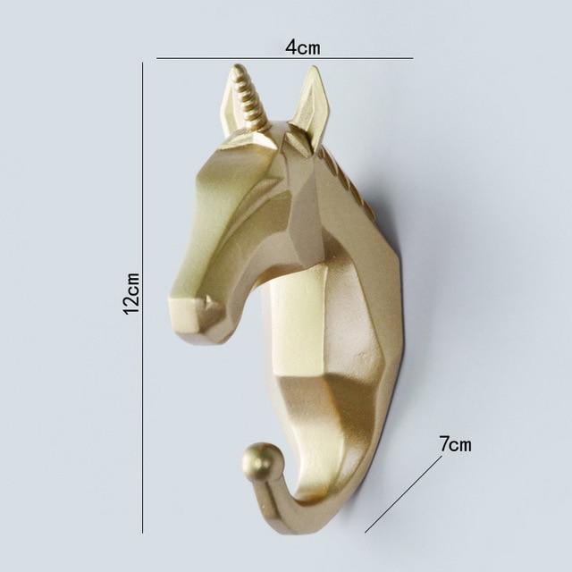Geometrischer Wandhaken für Wildtiere