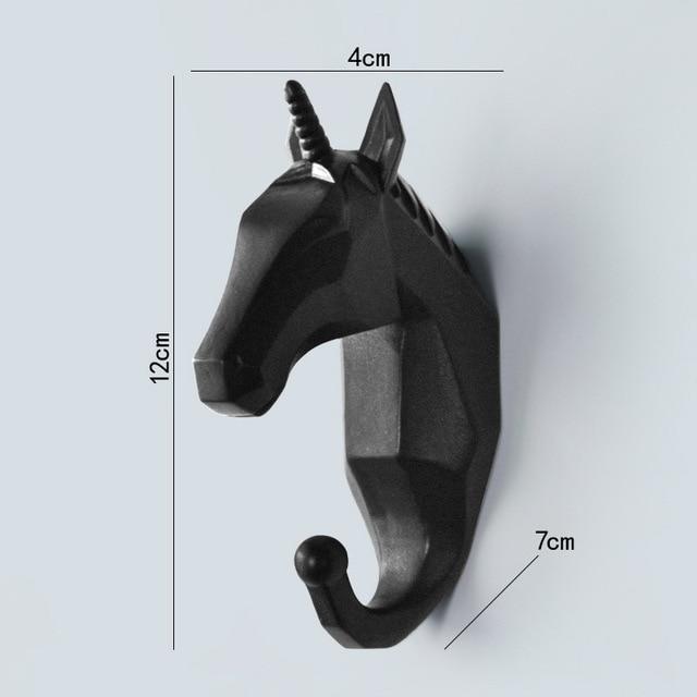 Geometrischer Wandhaken für Wildtiere