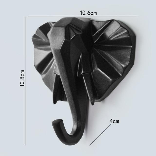 Geometrischer Wandhaken für Wildtiere