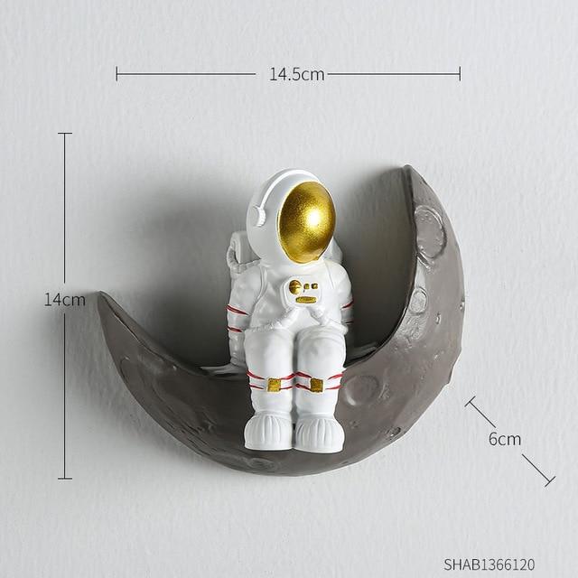 astronauta en la luna