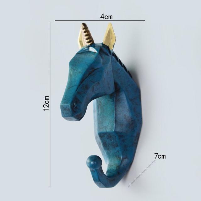 Geometrischer Wandhaken für Wildtiere
