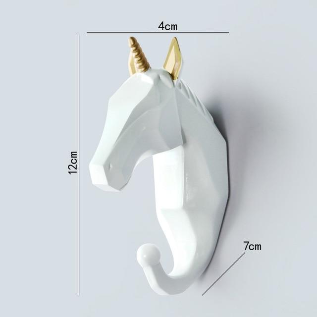 Geometrischer Wandhaken für Wildtiere