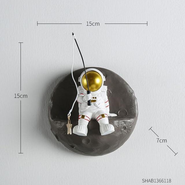 astronauta en la luna