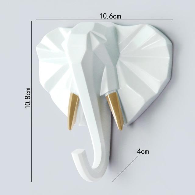 Gancio da parete geometrico della fauna selvatica