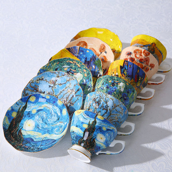 Van Gogh Paitings Teacup Set