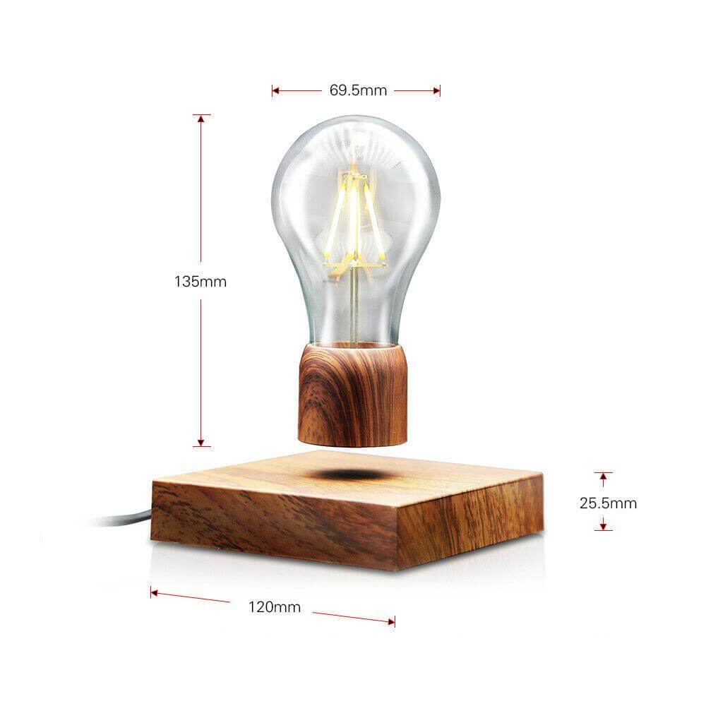 Ampoule en lévitation