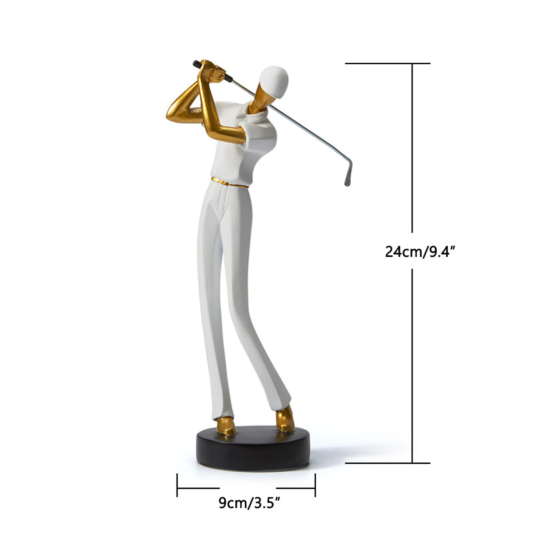 Figurine moderne del giocatore di golf