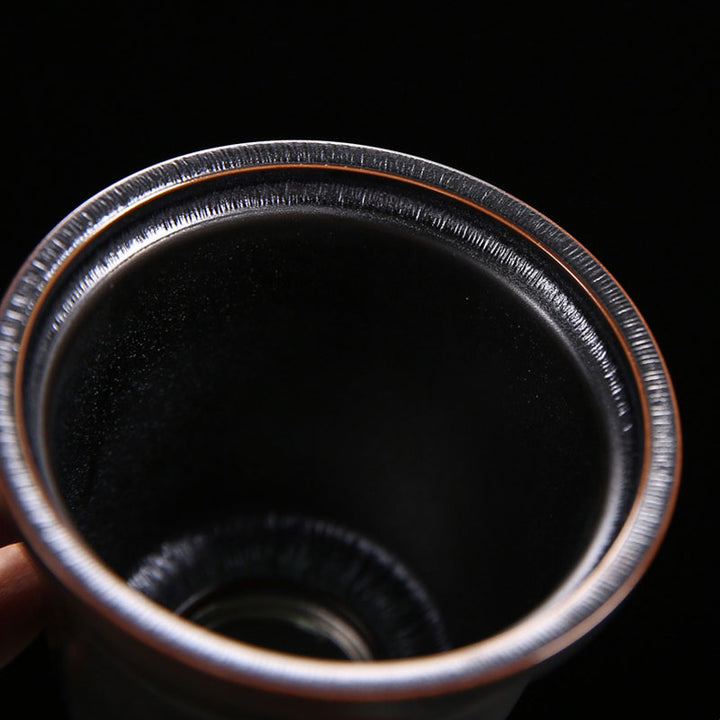 tea steeper mug, coffee mugs with wooden handle and ceramic strainer