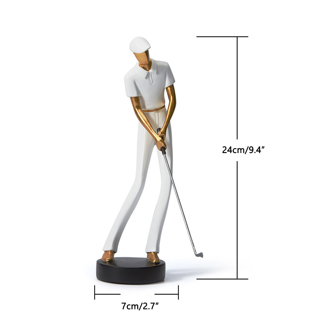 Figurine moderne del giocatore di golf