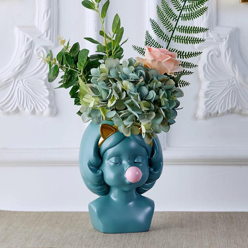 Bubblegum Girl Vase
