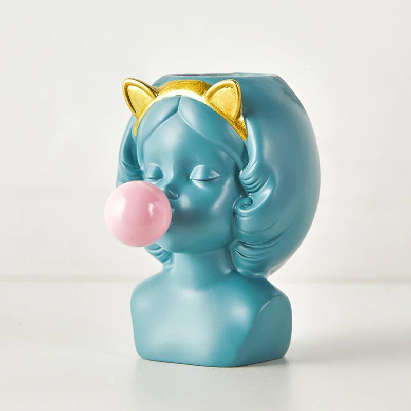 Bubblegum Girl Vase